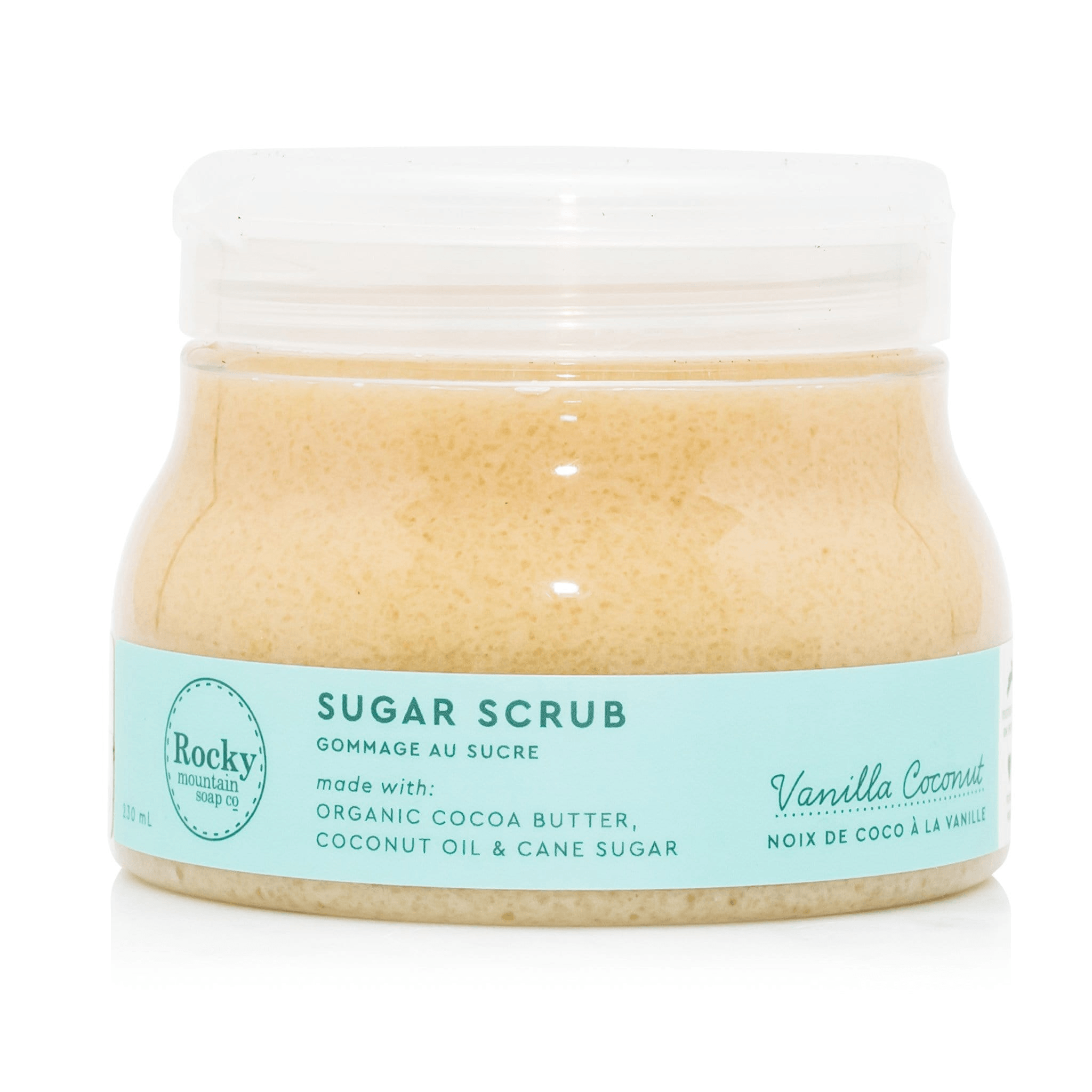 Rocky Mountain Soap Vanilla Coconut Organic Sugar Body Scrub