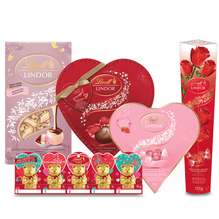 Lindt Valentine’s Assorted Chocolate Gift Bundle