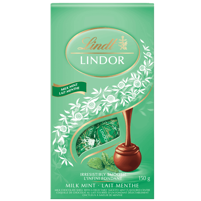 Lindt LINDOR Mint Milk Chocolate Truffles