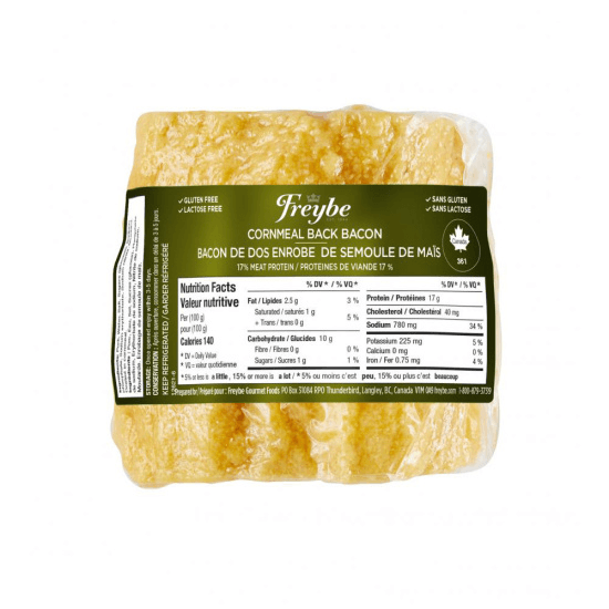 Freybe Cornmeal Back Bacon