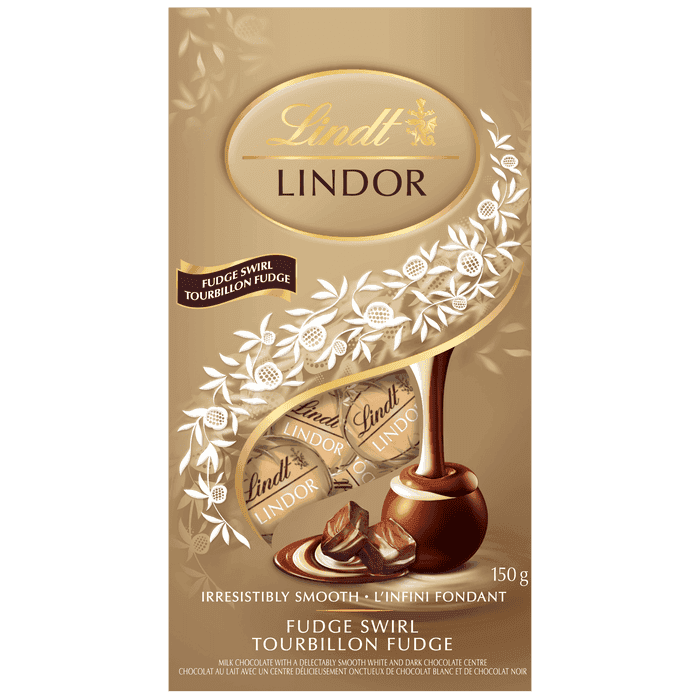 Lindt LINDOR Fudge Swirl Chocolate Truffles