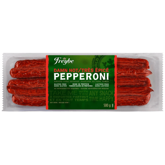 Freybe Damn Hot Dry Pepperoni