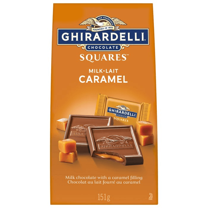 GHIRARDELLI Caramel Milk Chocolate Squares