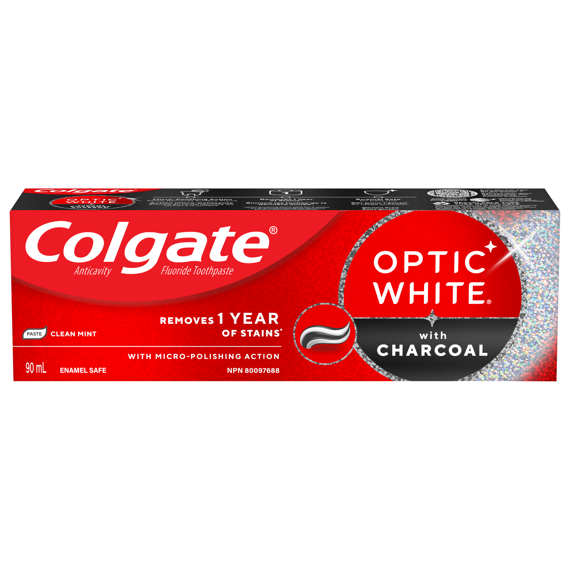 Colgate® Optic White® with Charcoal Toothpaste