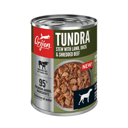 ORIJEN Tundra Stew Recipe with Shredded Beef, Duck & Lamb