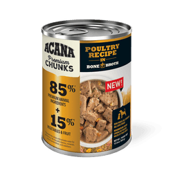 ACANA Premium Chunks, Poultry Recipe in Bone Broth