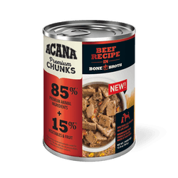 ACANA Premium Chunks, Beef Recipe in Bone Broth