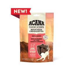 ACANA Chewy Strips Treats, Beef Recipe for Hip & Joint Support