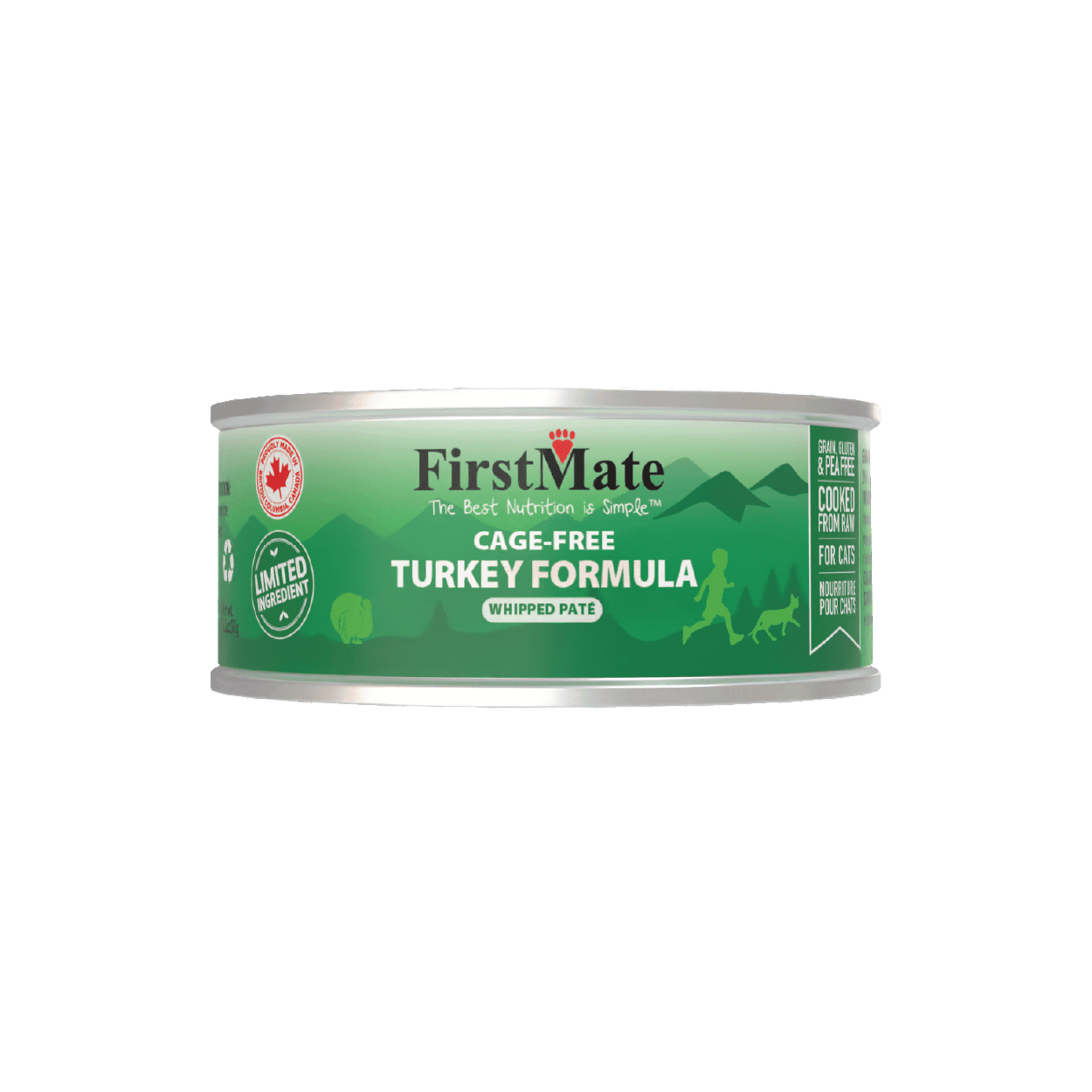 FirstMate Limited Ingredient Cage Free Turkey Formula for Cats