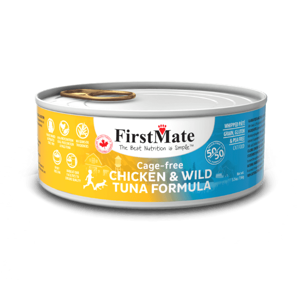 FirstMate Cage Free Chicken & Wild Tuna Formula for Cats