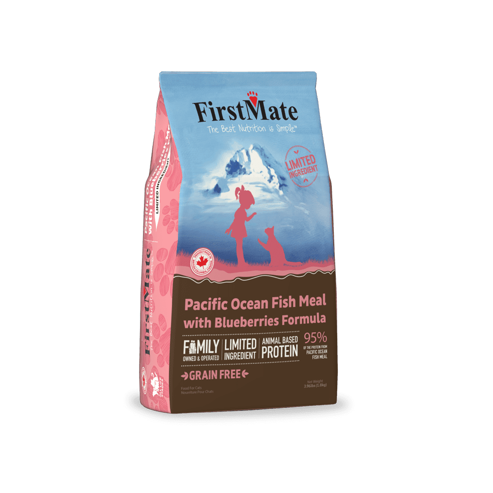 FirstMate Pacific Ocean Fish Meal With Blueberries Formula for Cats