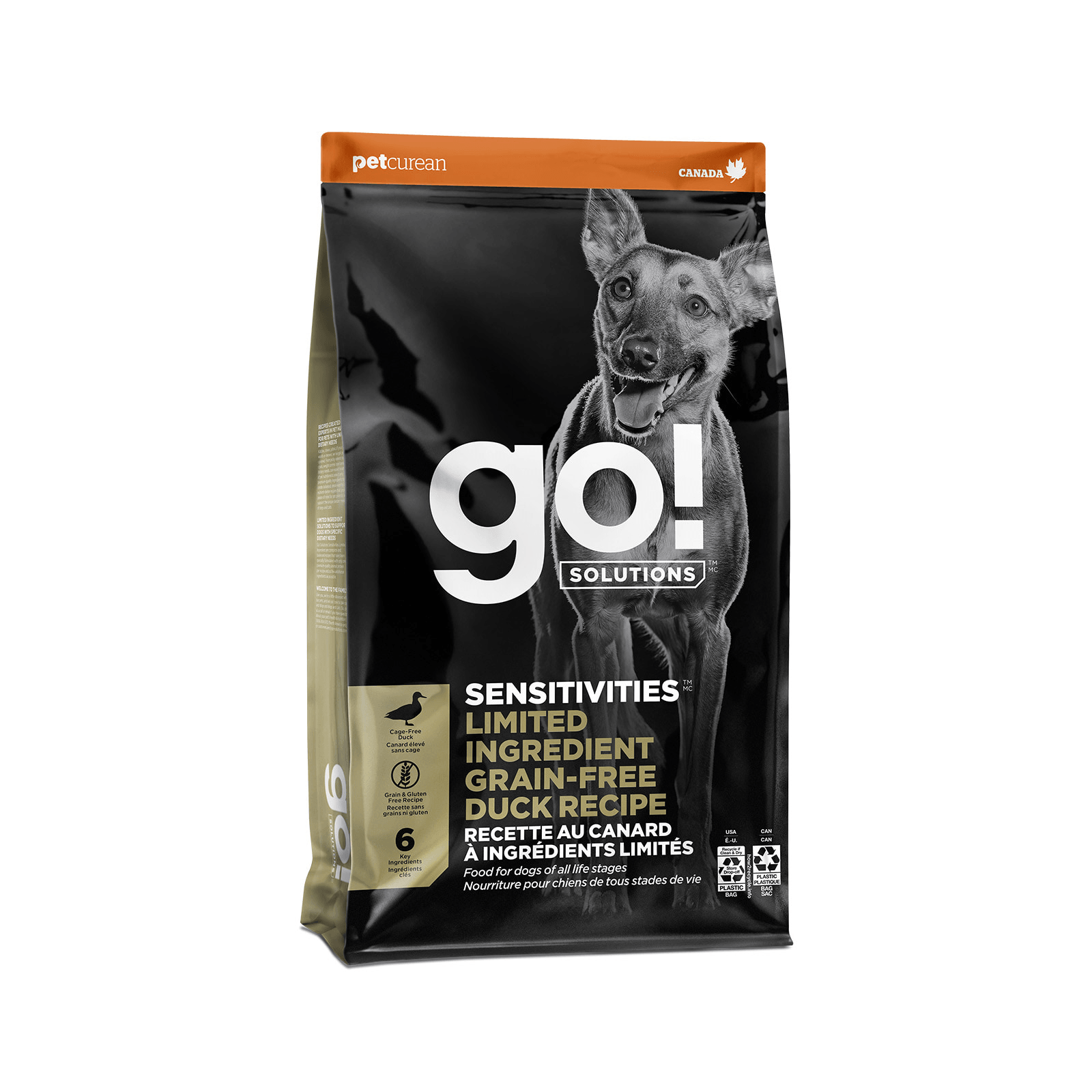 Go! Solutions Sensitivities Limited Ingredient Grain-Free Duck Recipe for Dogs