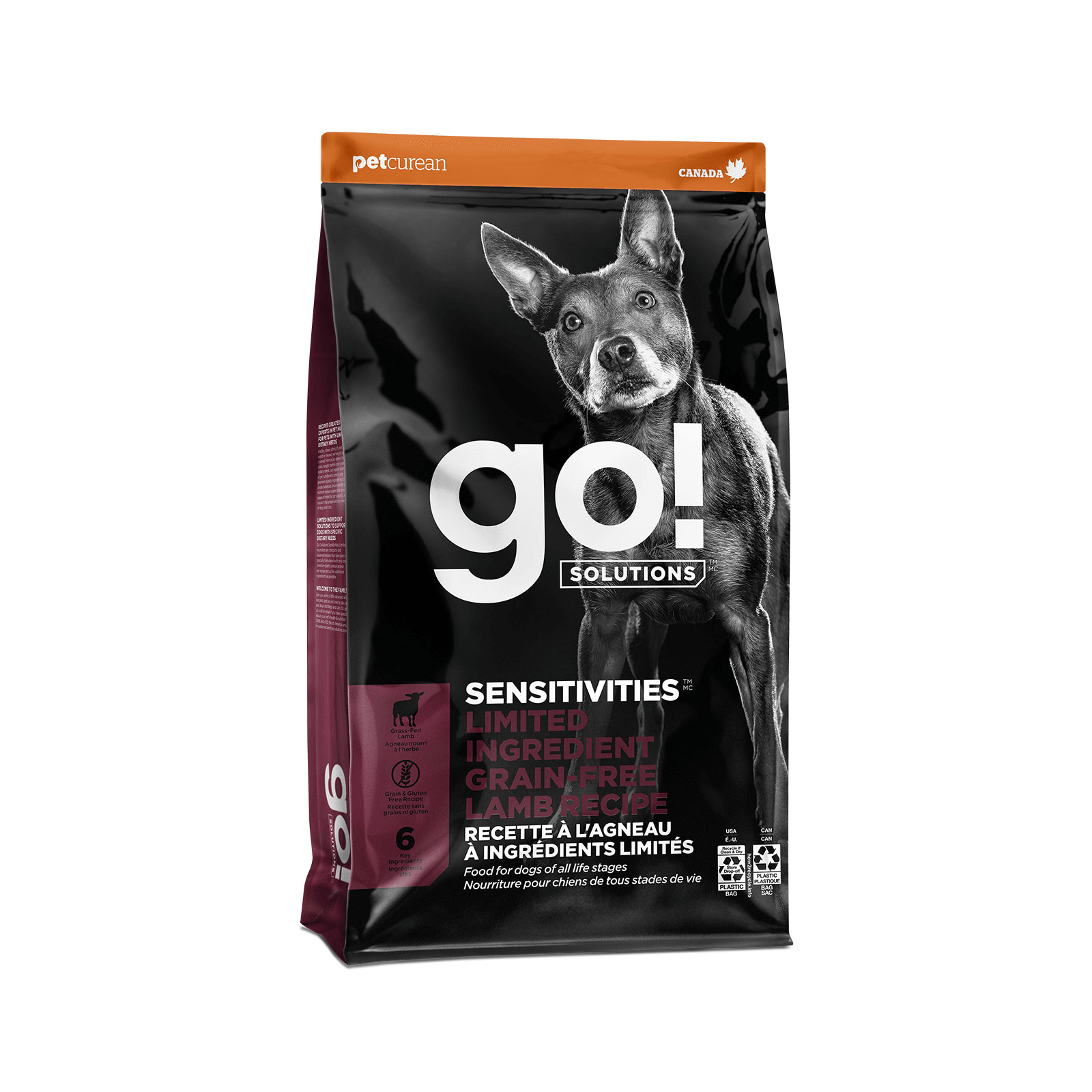 Go! Solutions Sensitivities Limited Ingredient Grain-Free Lamb Recipe for Dogs