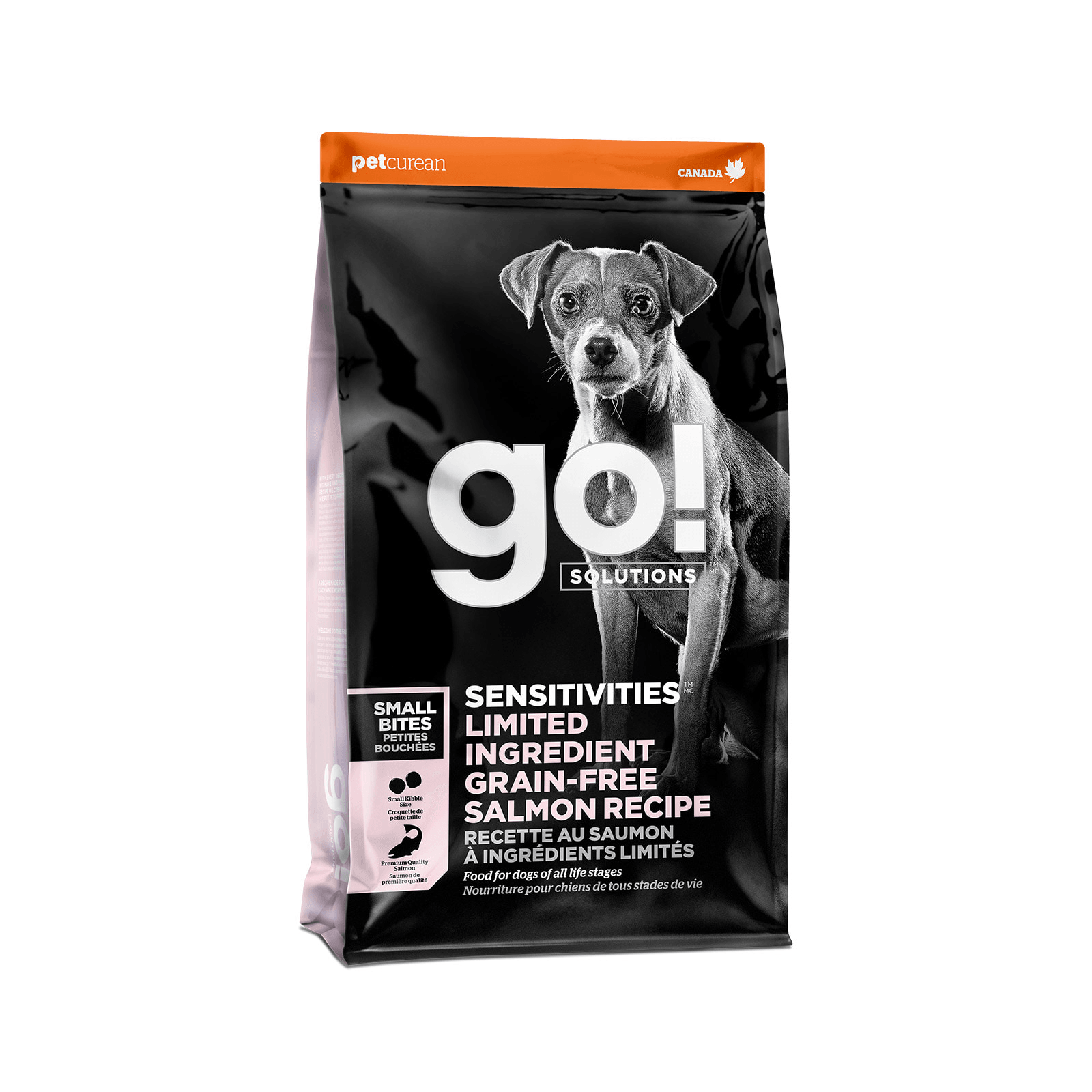 Go! Solutions Sensitivities Limited Ingredient Grain-Free Small Bites Salmon Recipe for Dogs