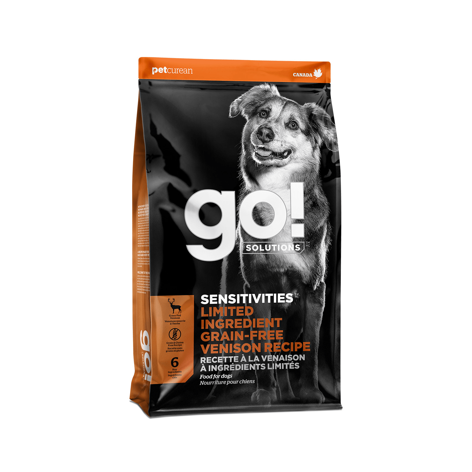 Go! Solutions Sensitivities Limited Ingredient Grain-Free Venison Recipe for Dogs
