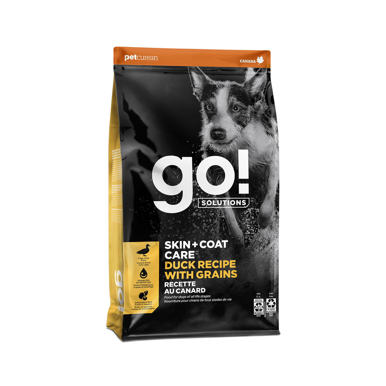 Go! Solutions Skin + Coat Care Duck Dry Dog Food