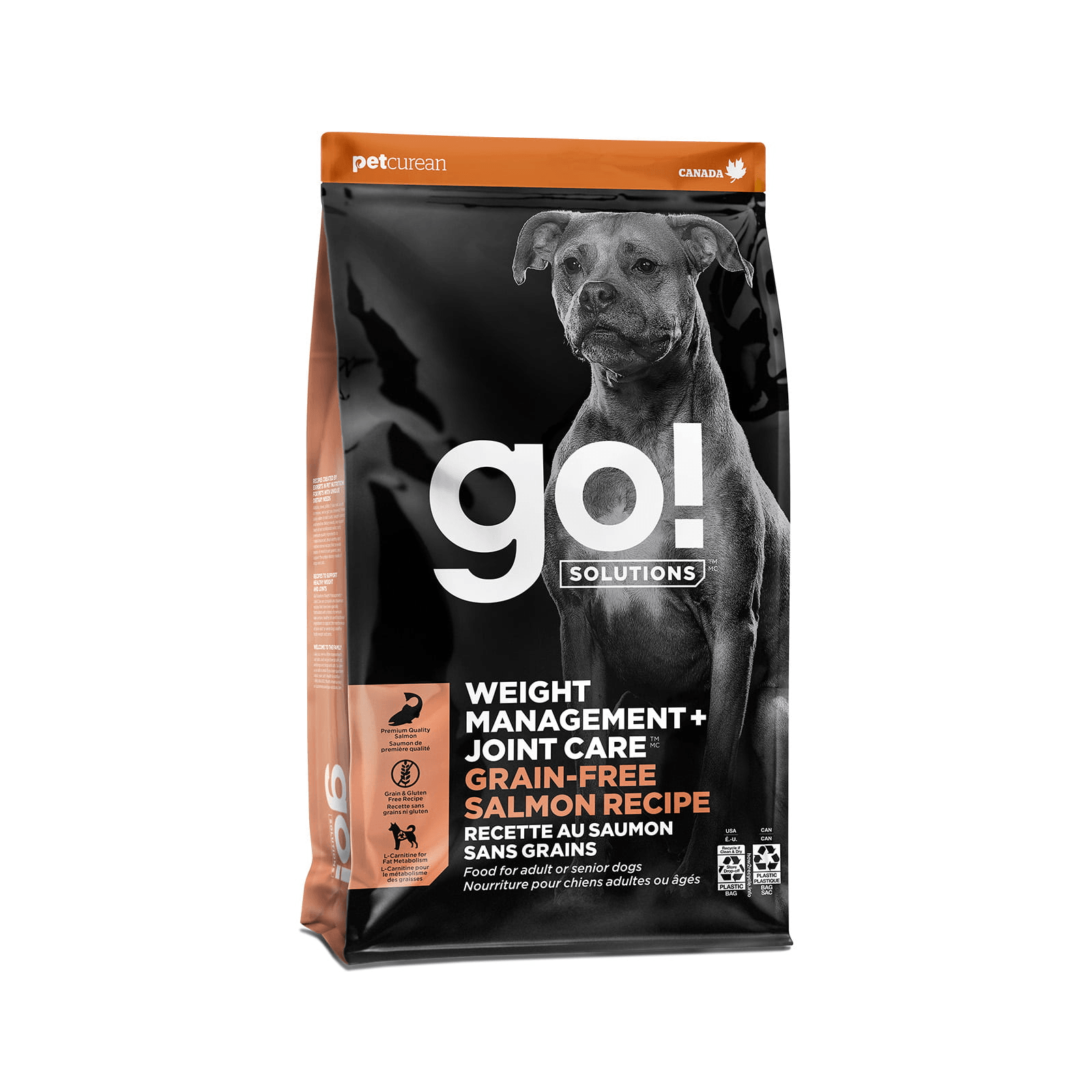 Go! Solutions Weight Management + Joint Care Salmon Grain-Free Dry Dog Food