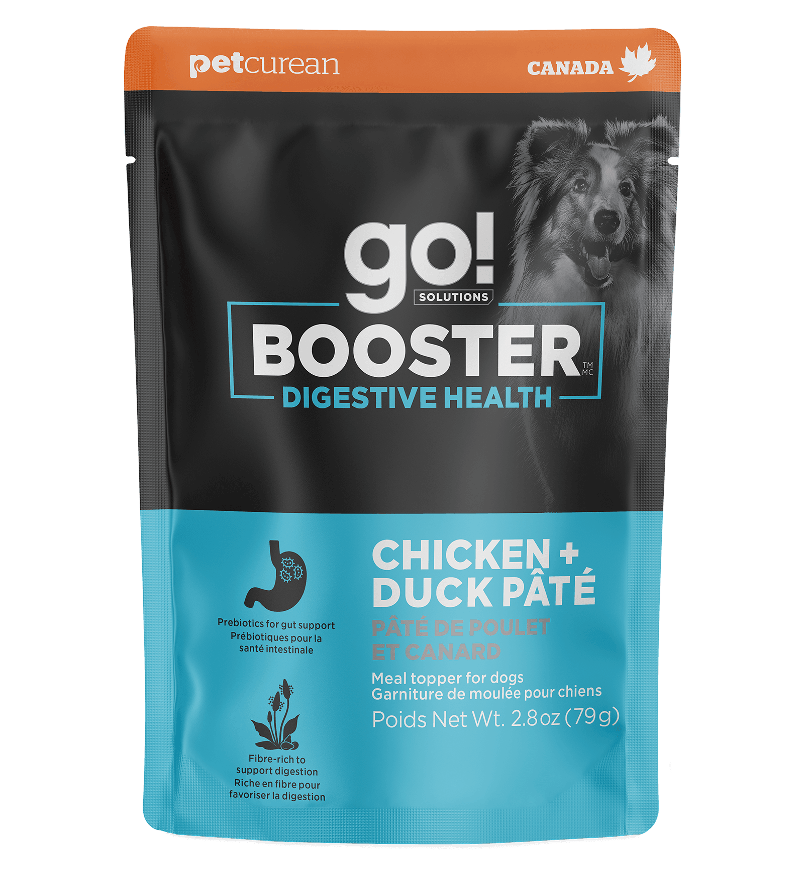 Go! Booster Digestive Health Chicken + Duck Pâté Topper for Dogs