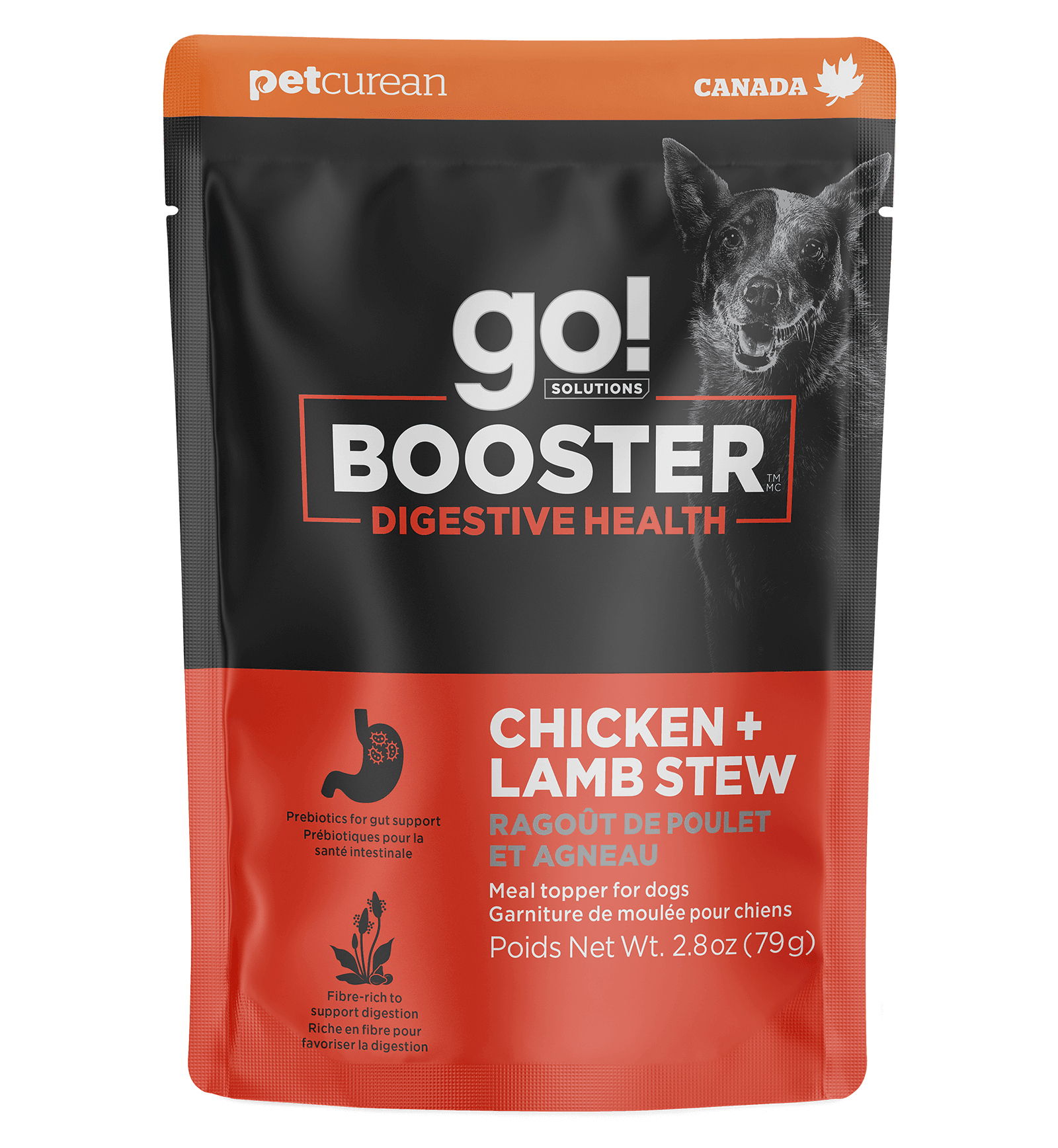 Go! Booster Digestive Health Chicken + Lamb Stew Topper for Dogs