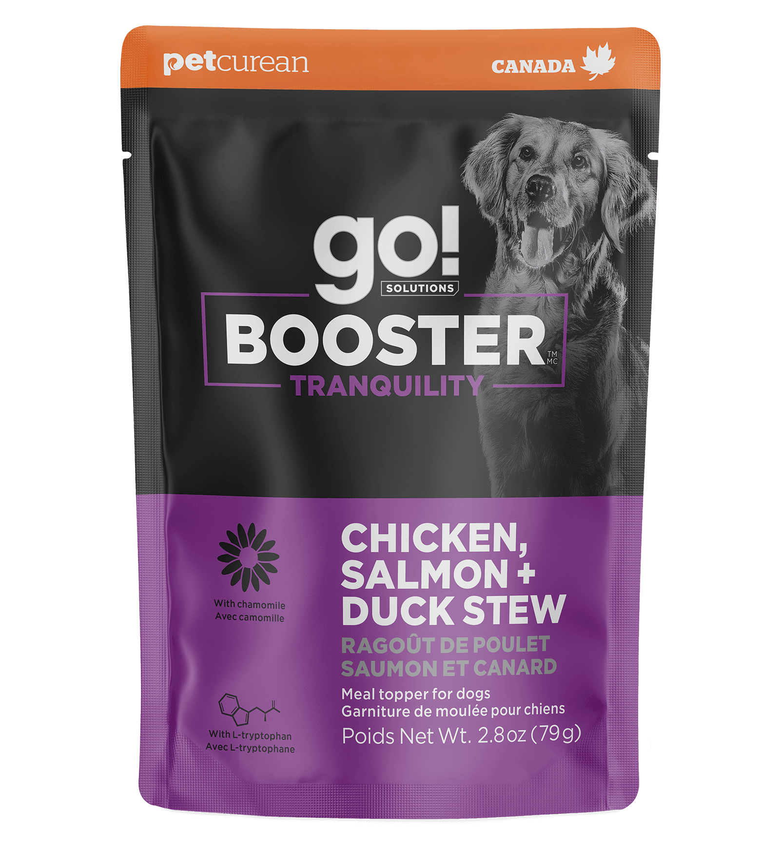 Go! Booster Tranquility Chicken, Salmon + Duck Stew Topper for Dogs