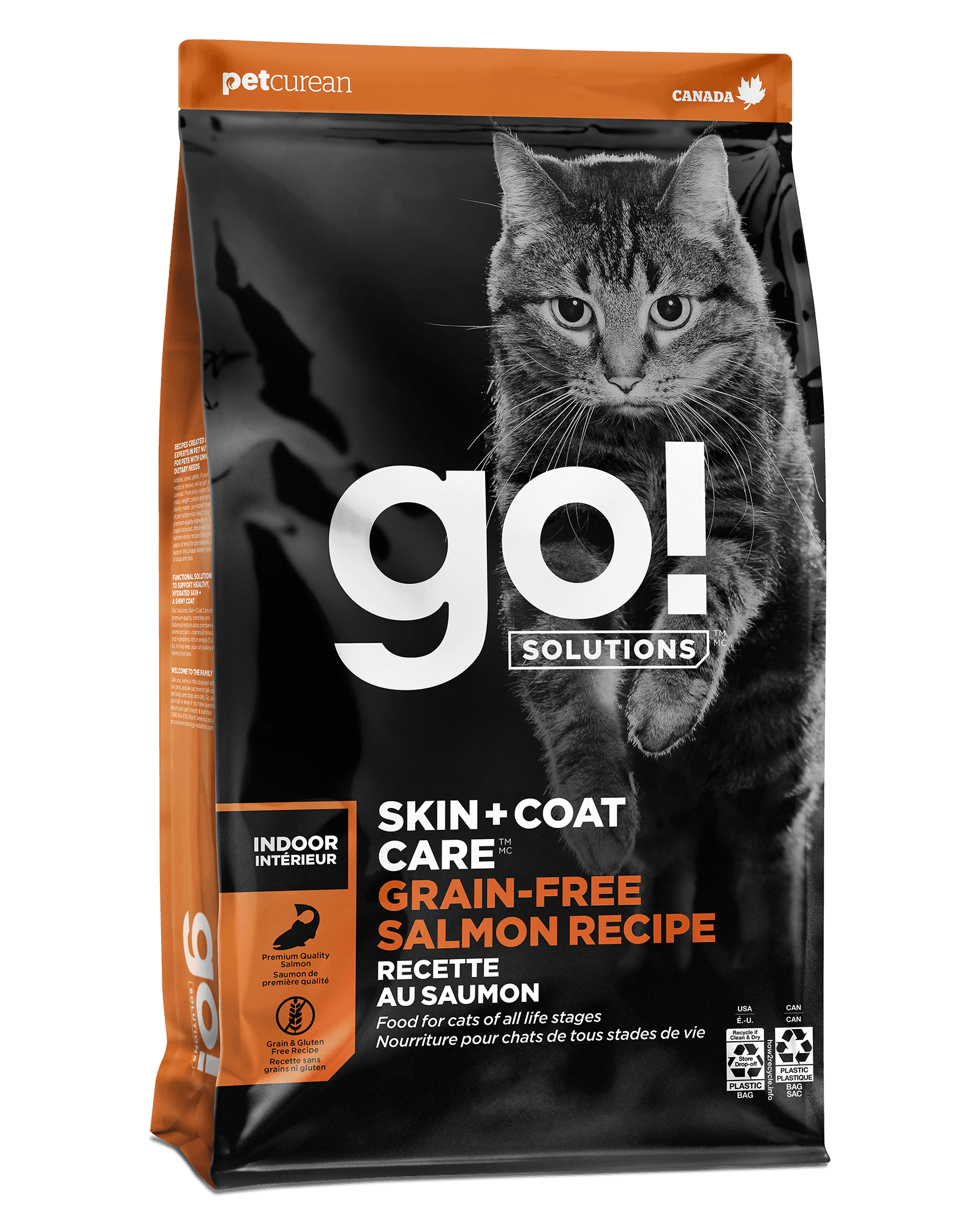 Go! Solutions Skin + Coat Care Grain-Free Salmon Recipe for Cats