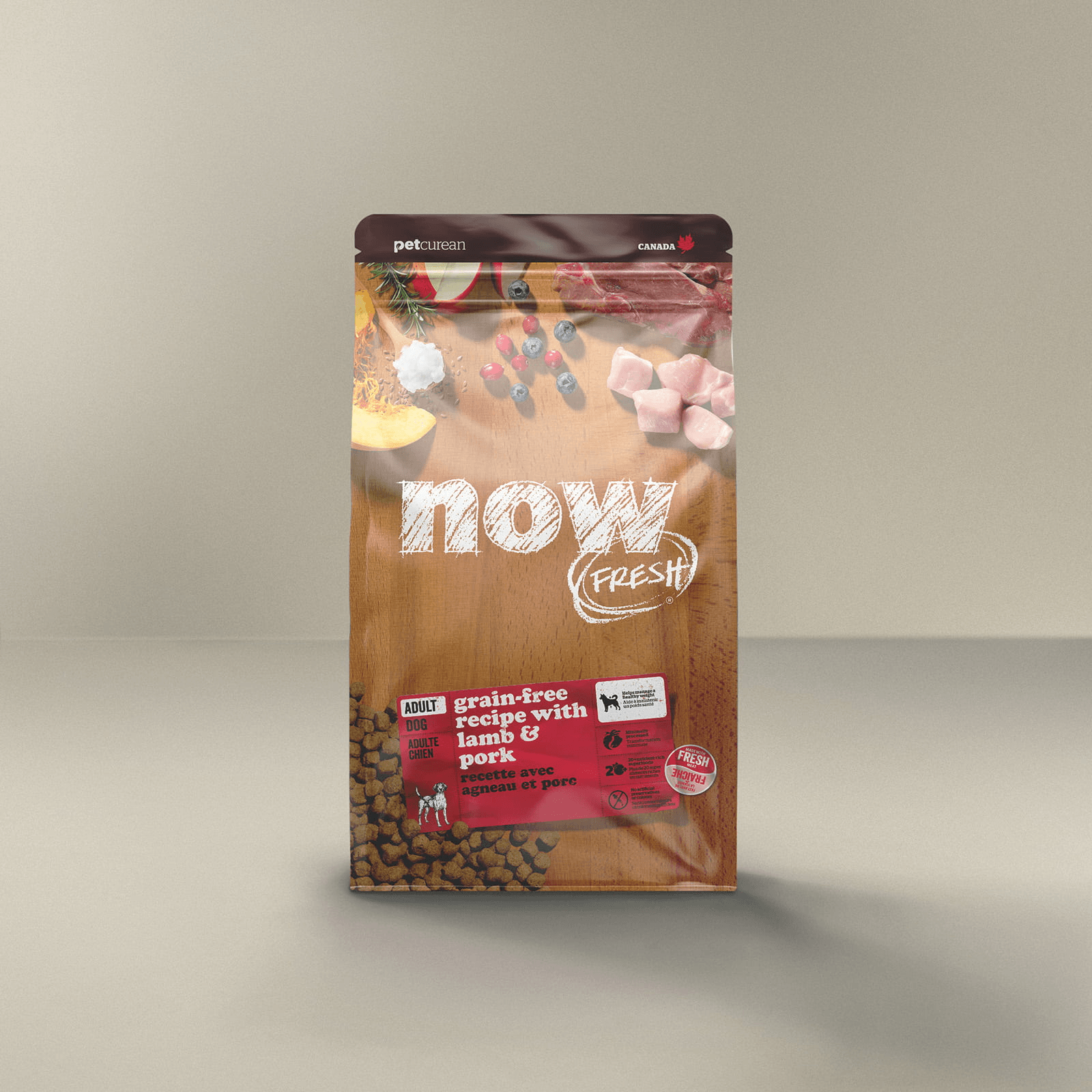 Now Fresh Lamb & Pork Grain-Free Dry Dog Food