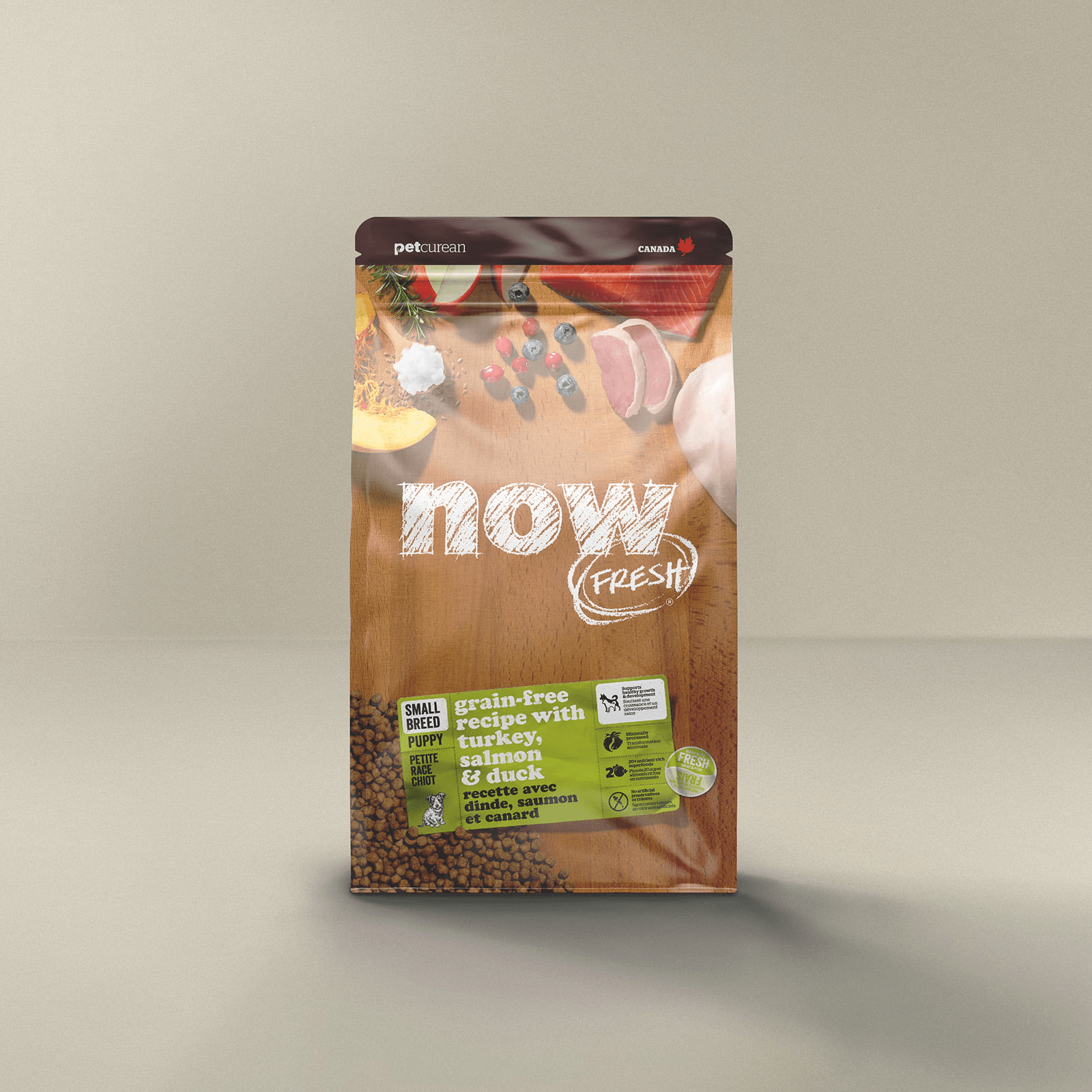 Now Fresh Small Breed Puppy Turkey, Salmon & Duck Grain-Free Dry Dog Food