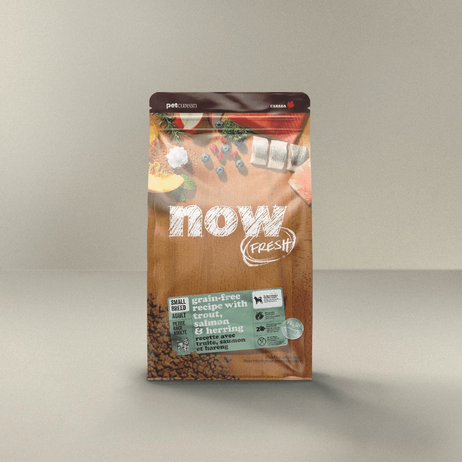 Now Fresh Small Breed Adult Trout, Salmon & Herring Grain-Free Dry Dog Food