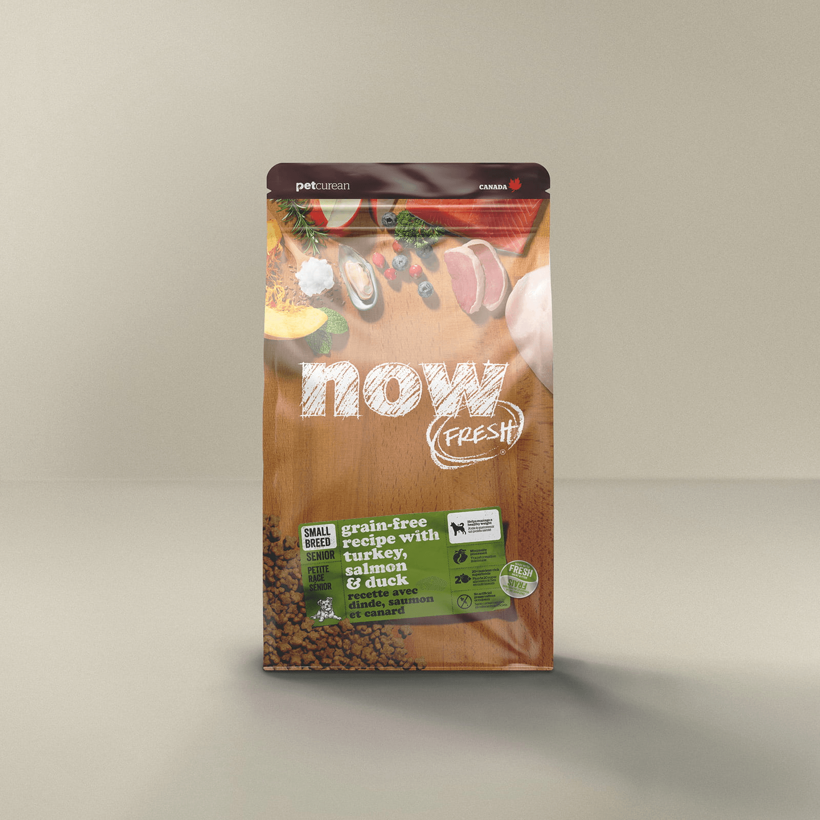 Now Fresh Small Breed Senior Turkey, Salmon & Duck Grain-Free Dry Dog Food