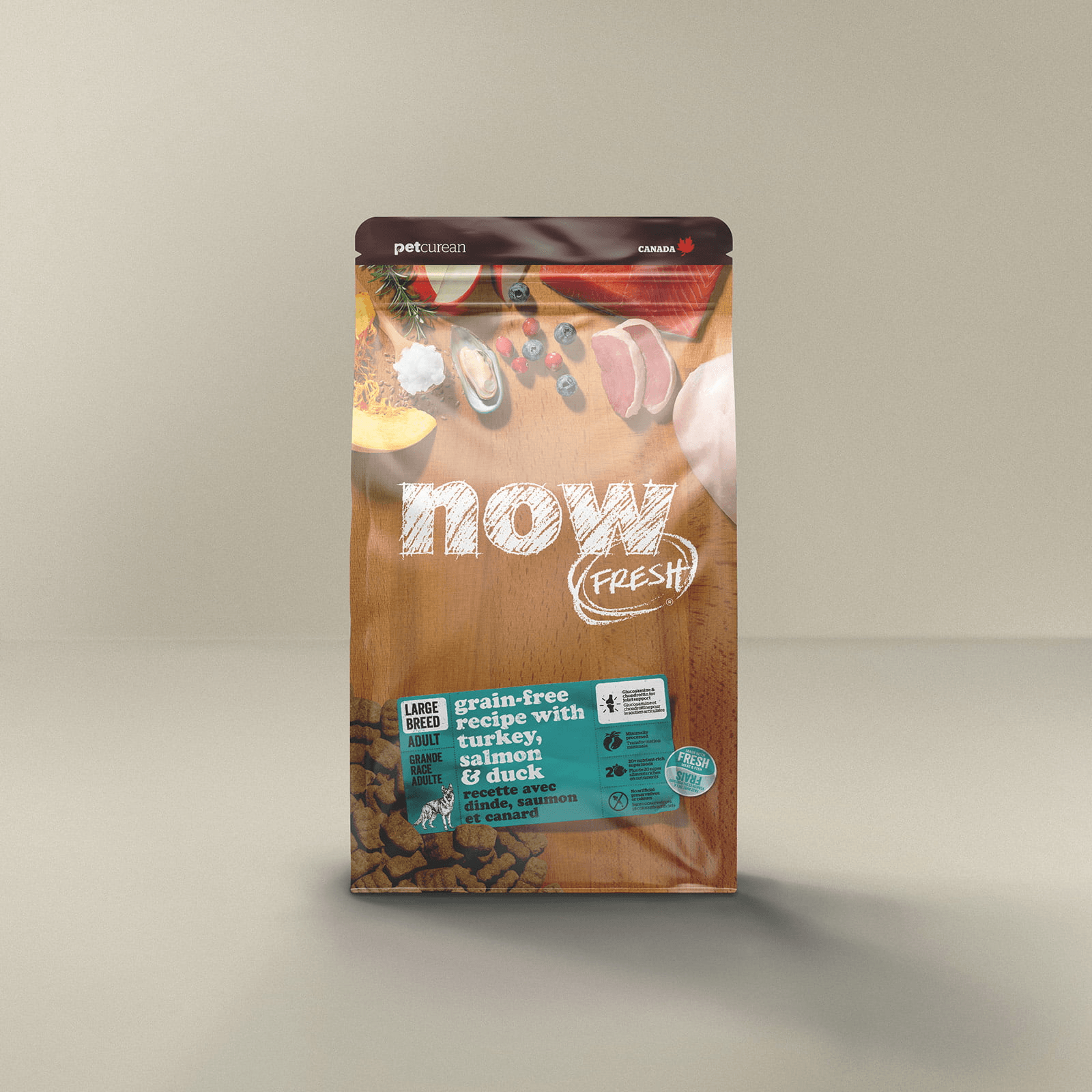 Now Fresh Large Breed Turkey, Salmon & Duck Grain-Free Dry Dog Food