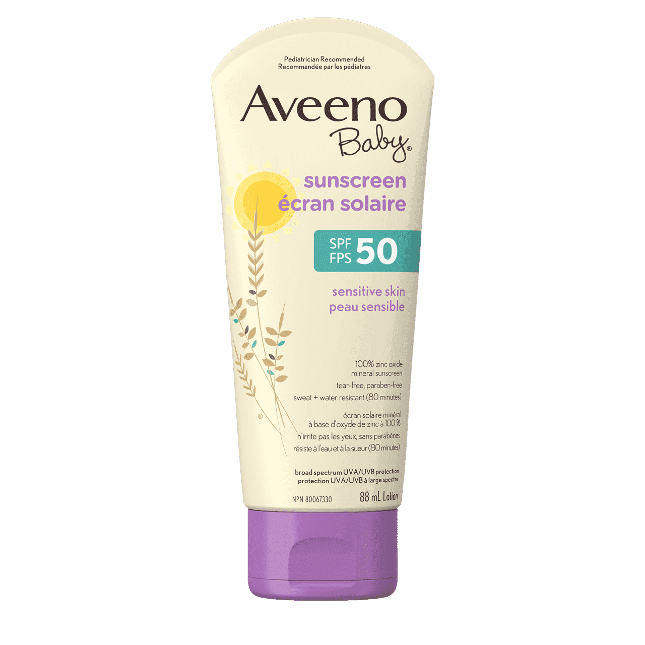 AVEENO® Baby Sensitive Skin Sunscreen SPF 50