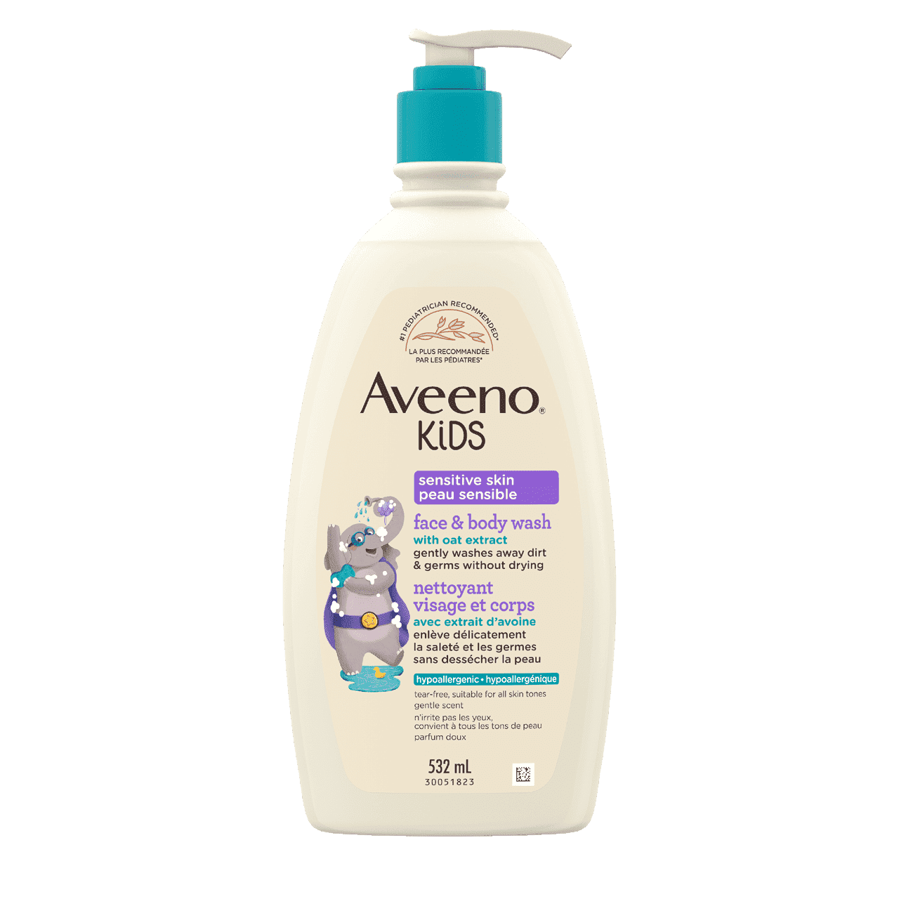 Aveeno® Kids Sensitive Skin Face & Body Wash