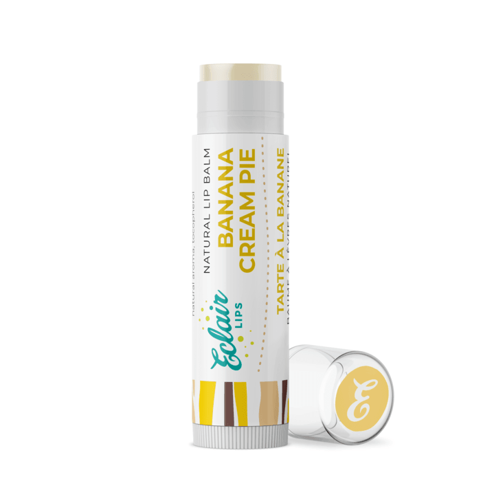 Eclair Lips Banana Cream Pie Natural Lip Balm