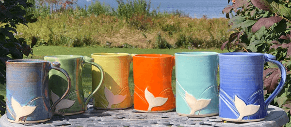 Whale Tail Beer Mugs