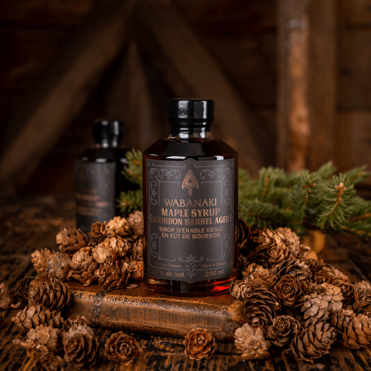 Wabanaki Maple Barrel Aged Bourbon Maple Syrup