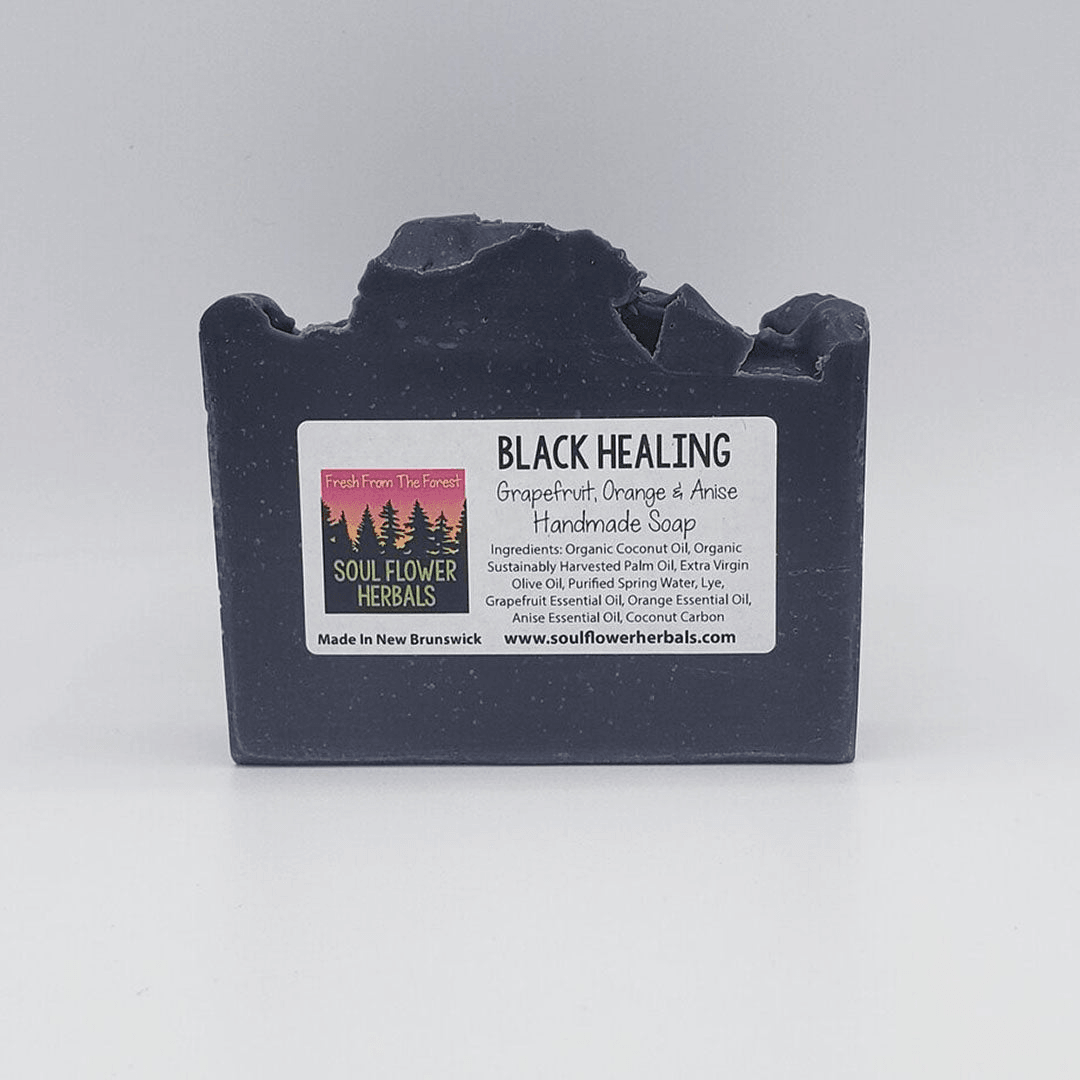 Soul Flower Herbals Healing Black Soap
