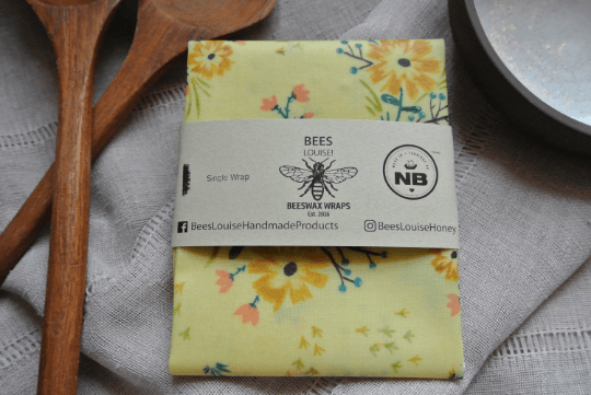 Bees Louise Single Beeswax Wrap