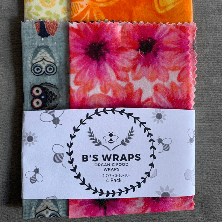 Brit's-Bs-Wraps Beeswax Wraps 4 Pack
