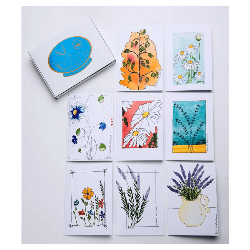 PierRo Art Spring Greeting Card - Box set #1