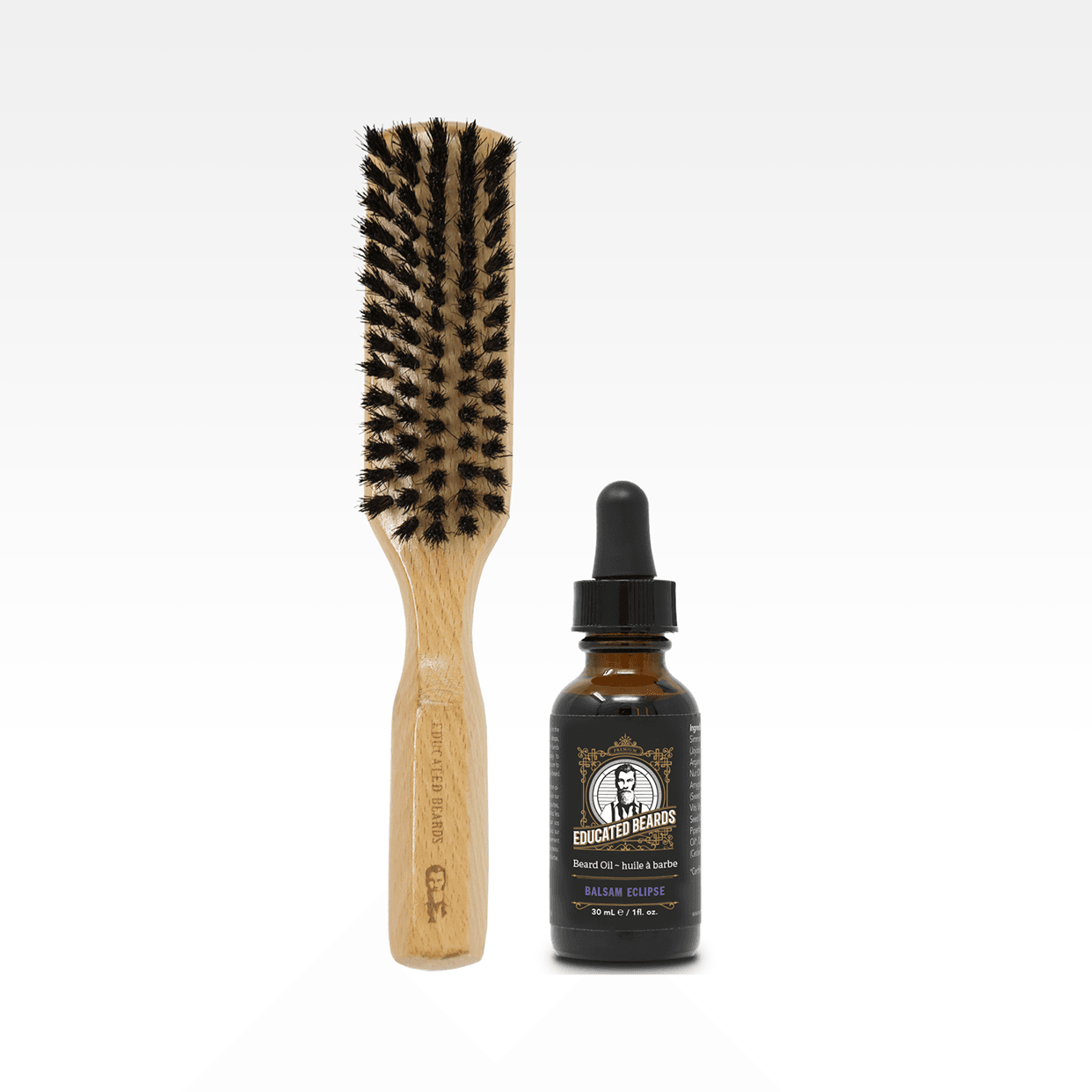 Educated Beards Beard Oil & Brush