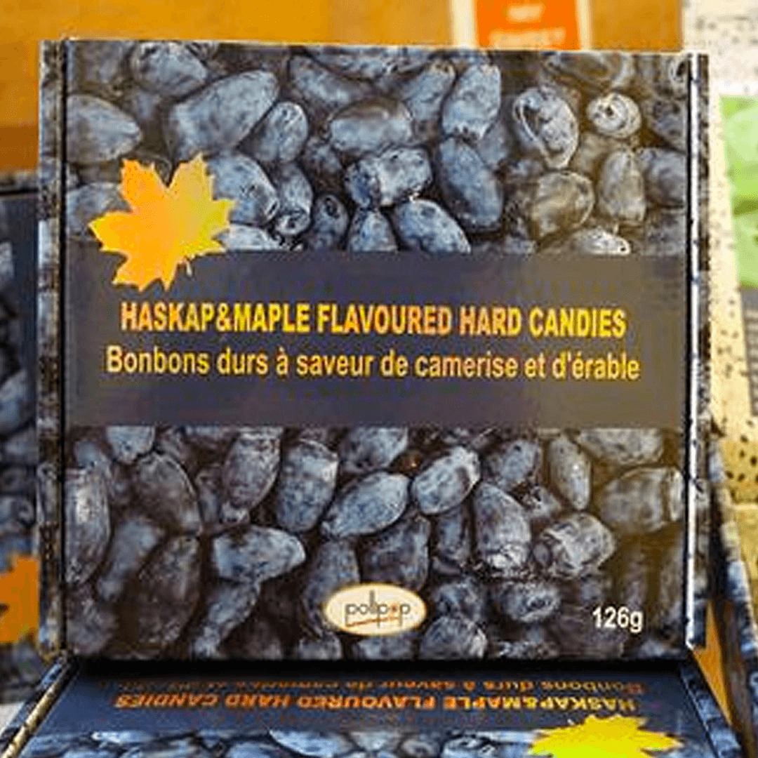 Pollipop Haskap & Maple Flavoured Hard Candies