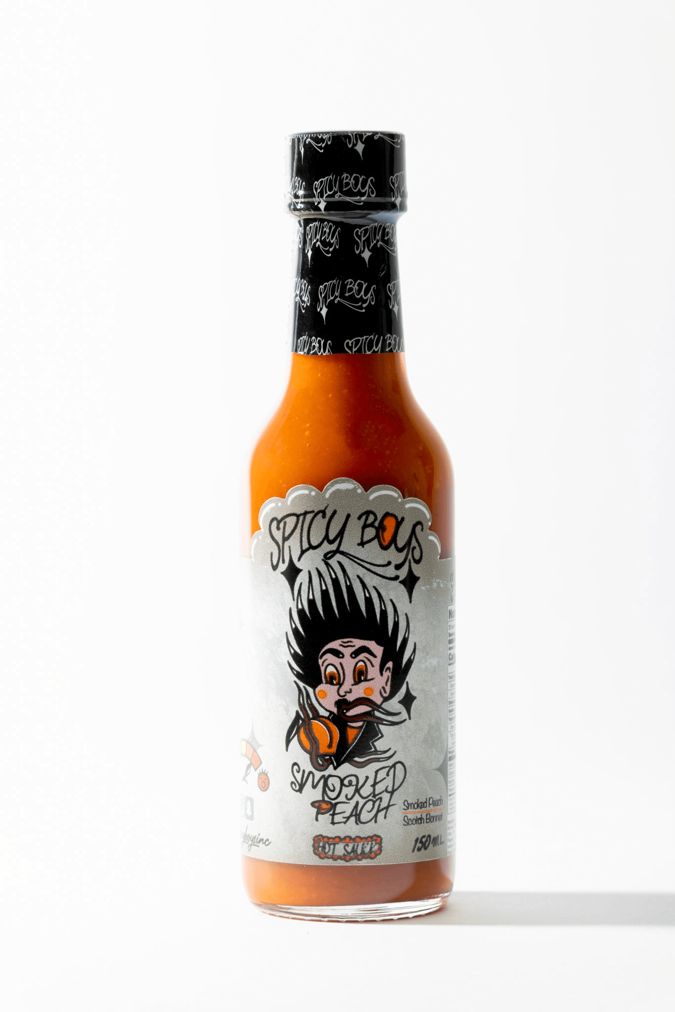 Spicy Boys Smoked Peach Hot Sauce