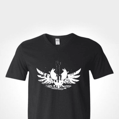 Chris Colepaugh Guitar Wings Shirt (V & Round Neck)