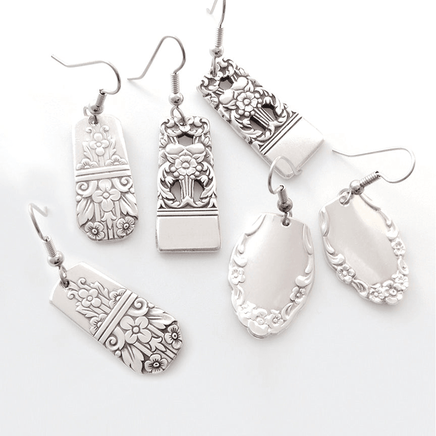 Hunter Street Silver Spoon Earrings