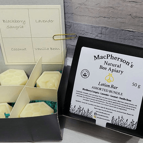 MacPherson's Natural Bee Apiary Assorted Lotion Bar Bundle
