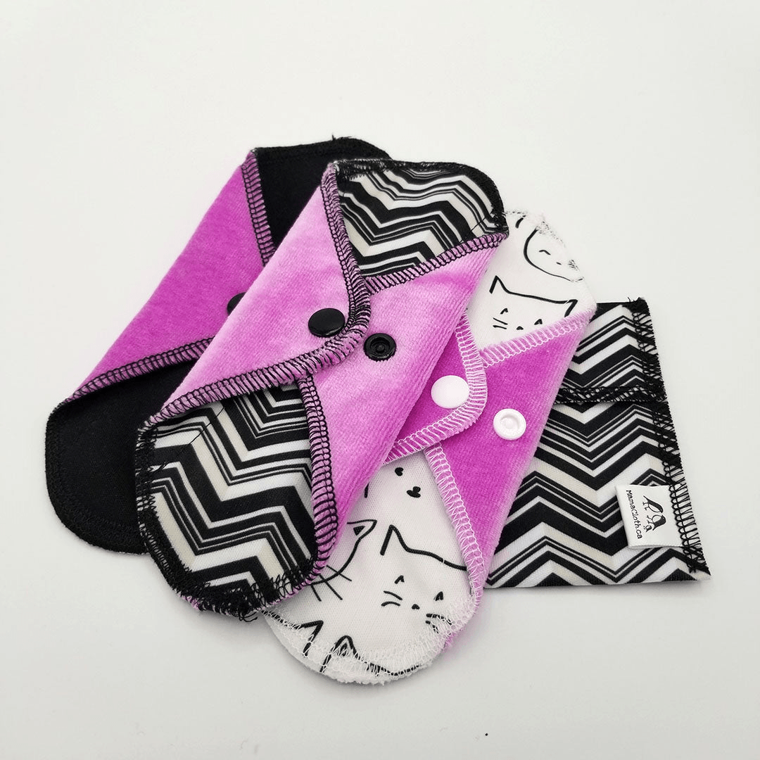 Mama Cloth Boutique Organic Bamboo Cloth Menstrual Pads