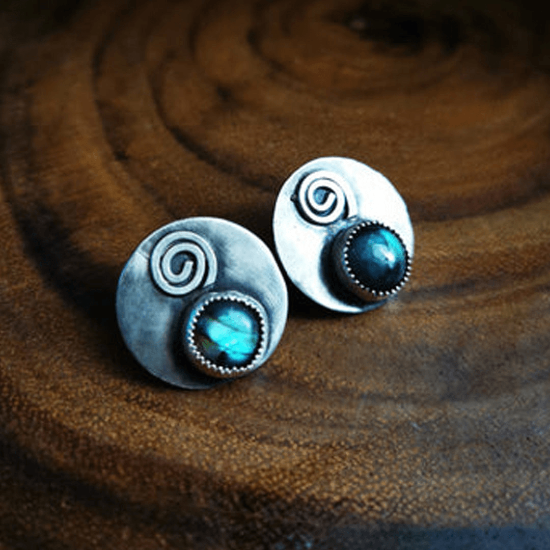 Sister Sun Jewelry Labradorite Studs Earrings