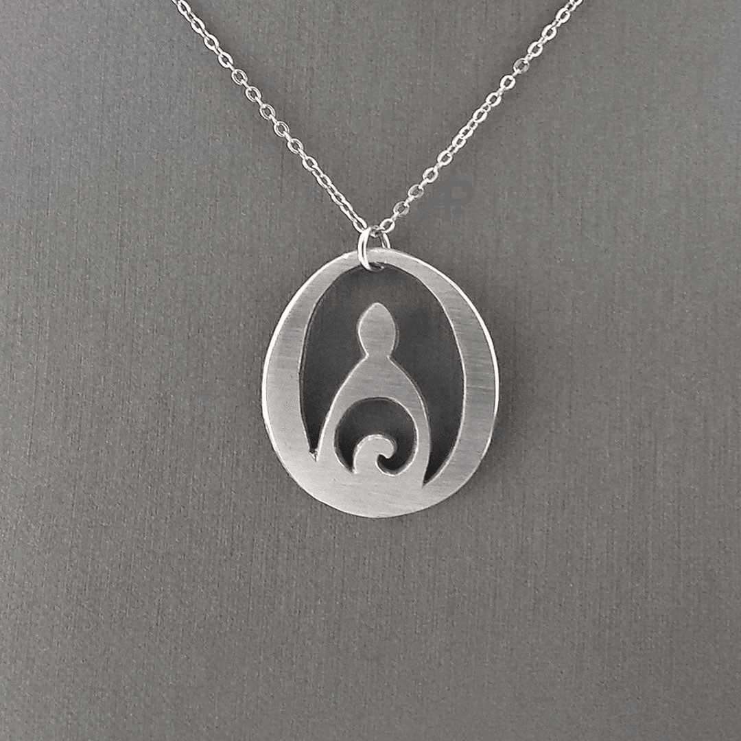 Atlantic Pewter Goddess Pendant or Earrings