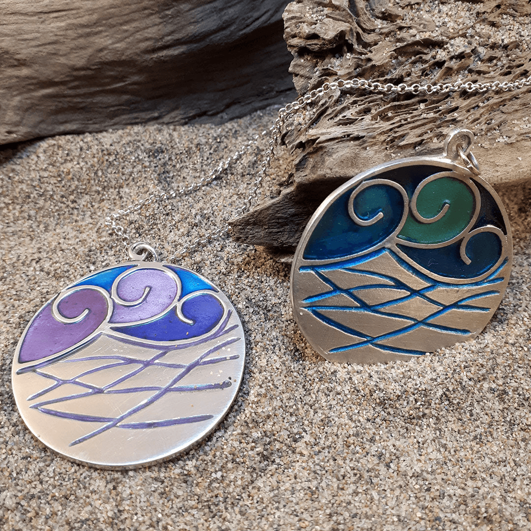 déluc Art Wind & Wave Pendant