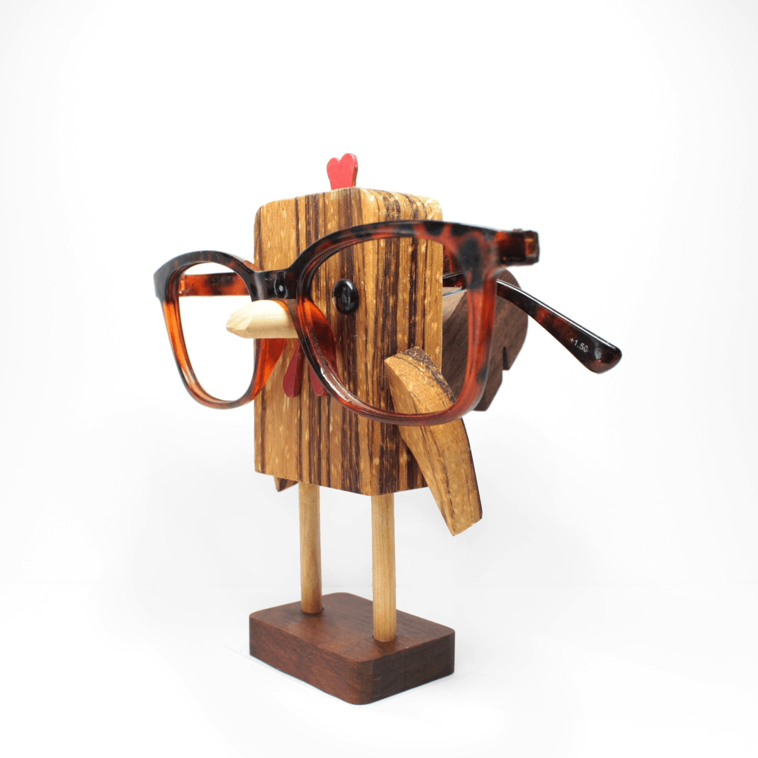 Rogue Bunny Woodworks Rooster Eyeglass Stand